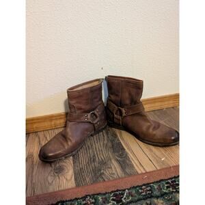 Frye harness short‎ boots leather size 7
